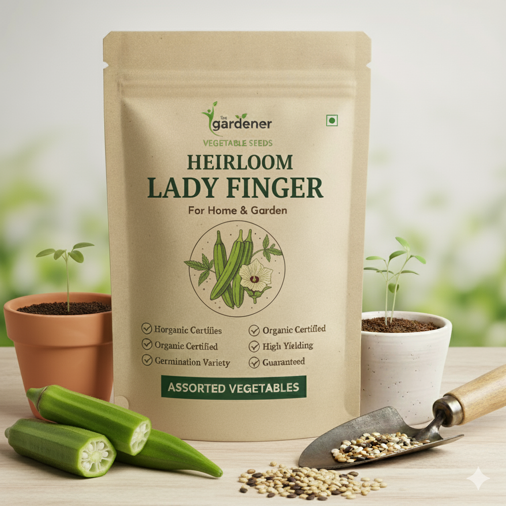 Lady Finger Seeds - 50 Seeds  Easy To grow || High Germination