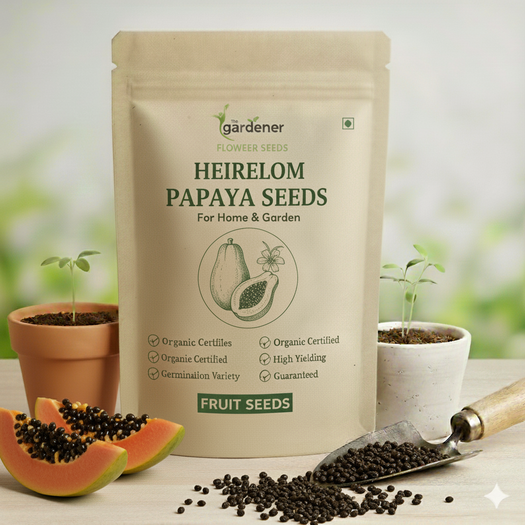 Papaya F1 Hybrid Seeds - 10 Seeds || High Germination, High-yielding and fast-growing